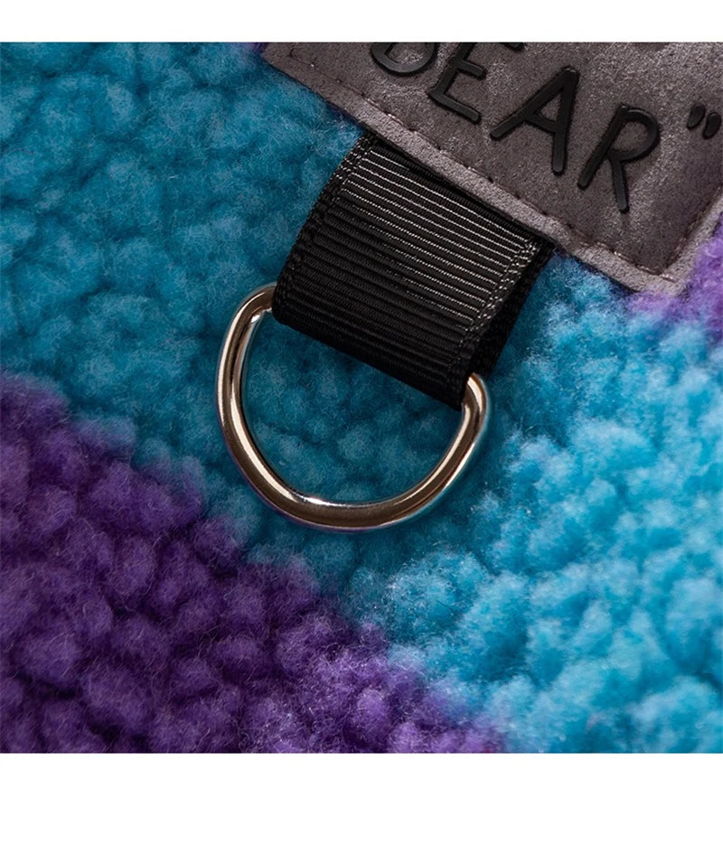 Velvet Warm Pet Cat Sweatshirts Chihuahua Half Sleeve Denim Collar Designer Striped Puppy Winter Clothes Soft Overalls for Yorks