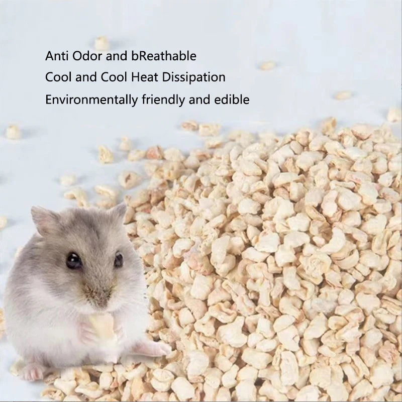 100/200/500g Natural corn cobs Hamster Rat Mouse Bedding Nest Cushion Material for Guinea Pigs Rabbits Chinchillas Remove odor