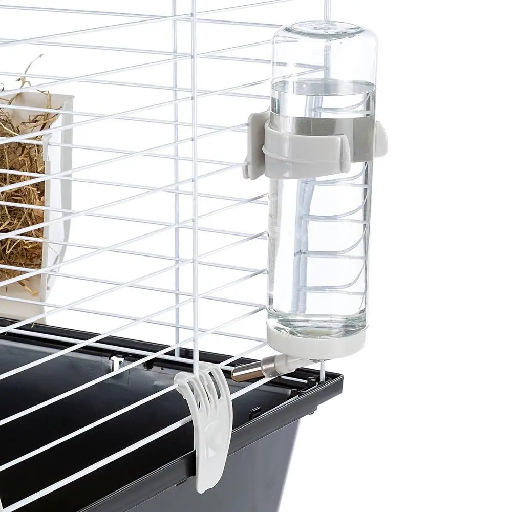 Rabbit Cage CASITA 120, Guinea Pigs Small Animals, Rounded Openable Roof, with Accessories