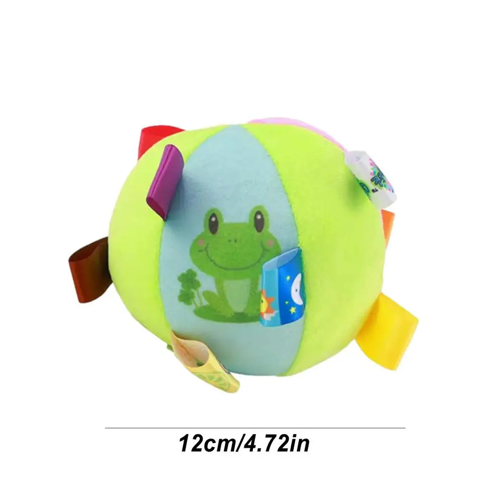 Squeaky Dog Toy Ball Cute Plush Ball Voice Teething Toys Pet Training Supplies Dog Sound Toys Soft Cleaning Chew Training Toys