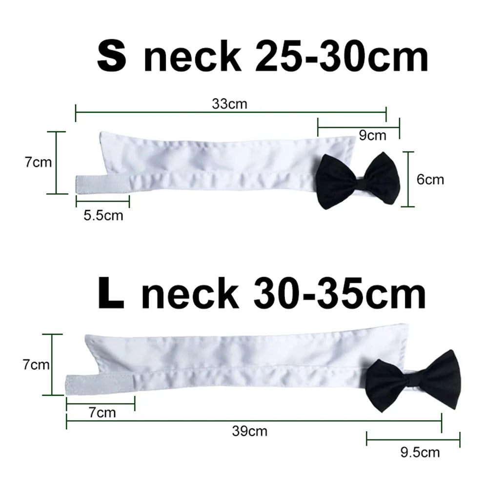 Pet Dog Cat Adjustable Bow Tie Collar Puppy Necktie Bowknot Bowtie Pet Cat Holiday Wedding Decoration Accessories for Small Dogs