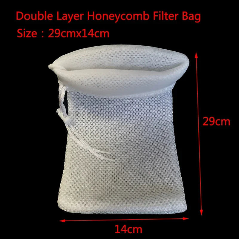 Thickening Encryption Aquarium Filter Reuse Wash Filter Magical Blanket Bag Pad Biochemical Biological Filtration Clean for Fish