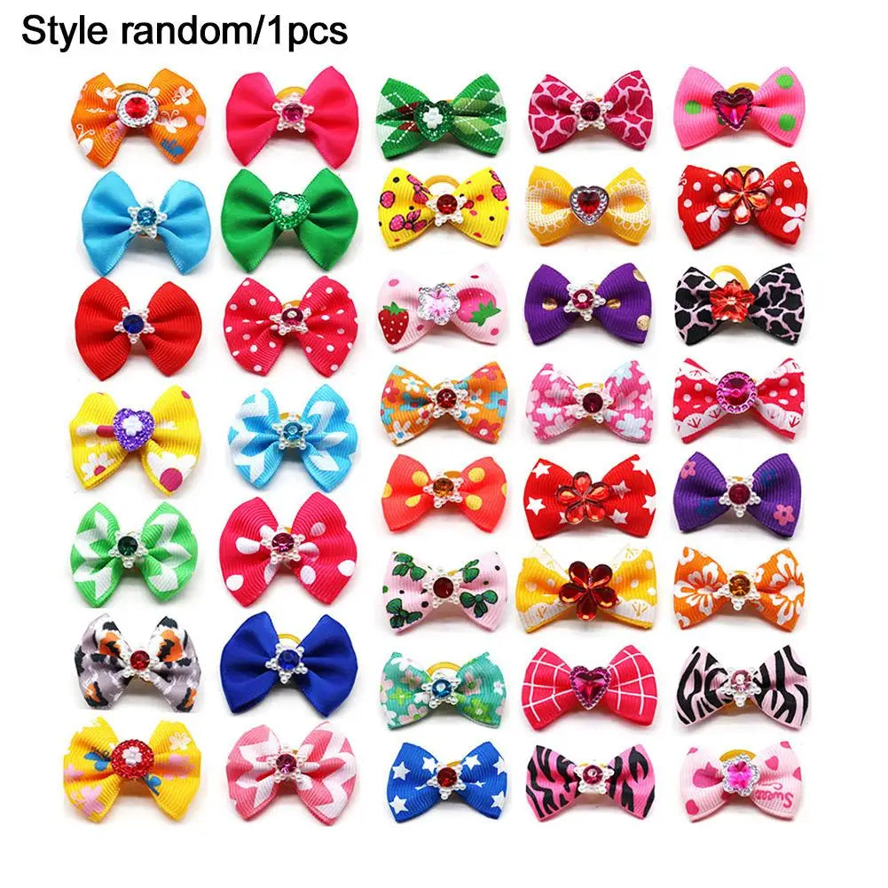 Pet Hair Accessories Bow Headdress Headband Cat Accessories Creative Princess Style Headdress Dress Up Dog Hair Clip Accessories