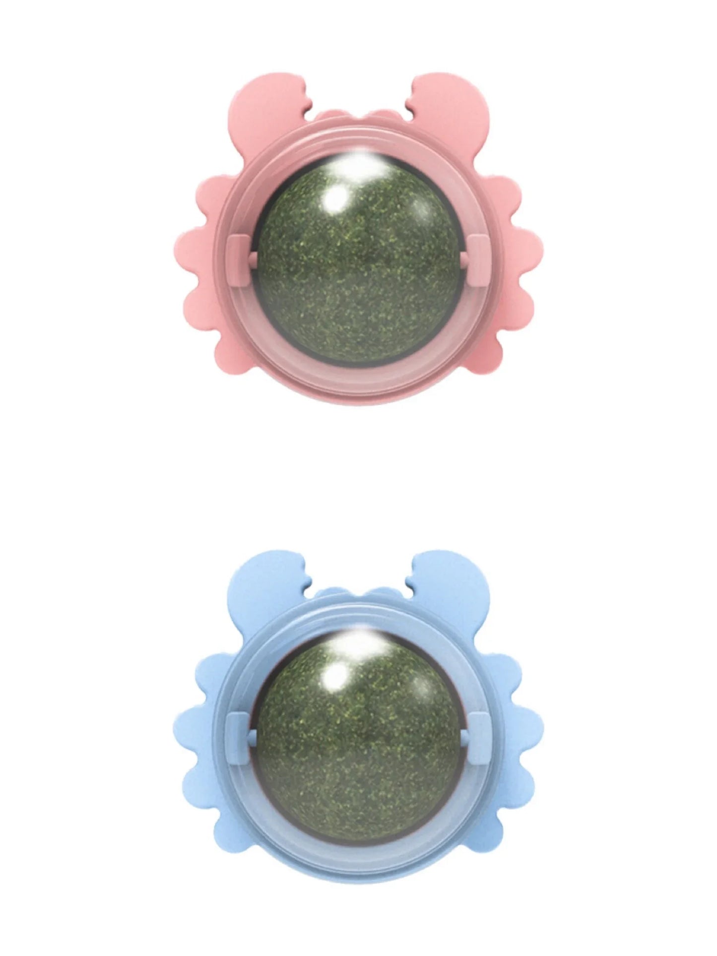1PC Natural Cats Candy Snack Ball Rotatable Toy Catnip Pure Cat Molar Toothpaste Edible Bolus Teeth Cleaning Bite-resistant Toys
