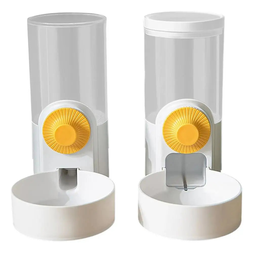 1000ml Pet Rabbit Feeder Automatic Pet Food Water Dispenser Large Capacity Bunny Feeder Pet Cage Food Water Bowl For Puppy Cat