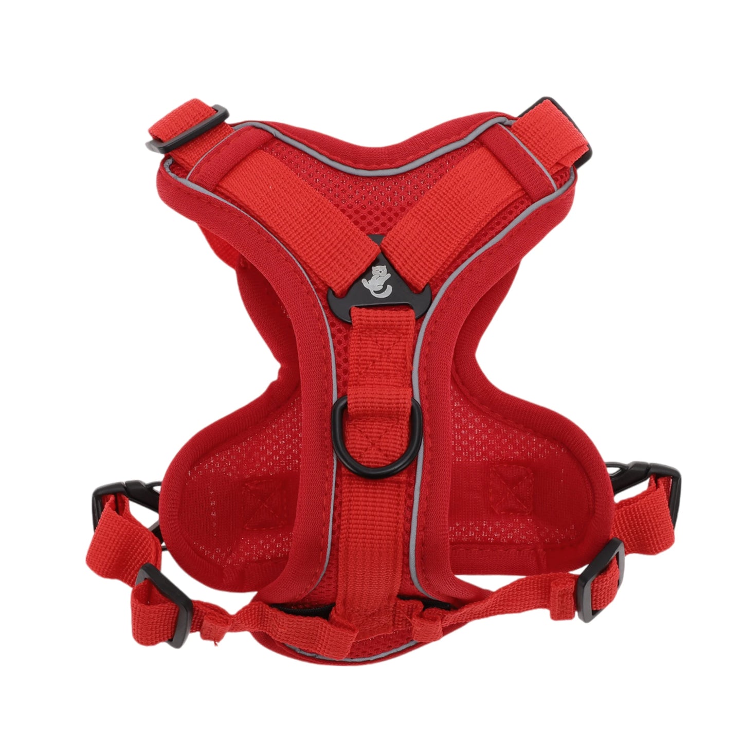 UXCELL Cat Harness and Leash Set Adjustable Vest with Reflective Strips Escape Proof for Cat and Small Dog Outdoor Hiking