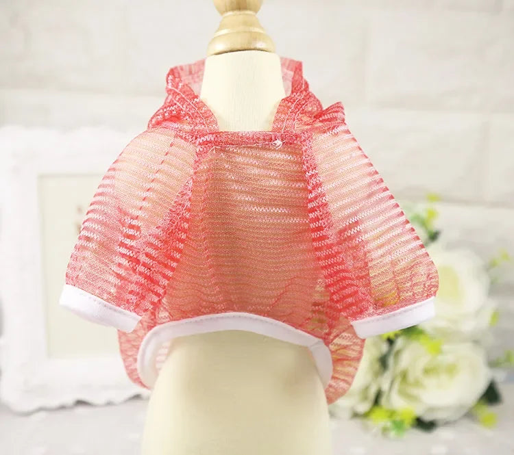 Ultra Thin Transparent Pet Dog Sun Protection Hoodie Clothes For Small Dogs Chihuahua Puppy Cat Summer Vest Shirt French Bulldog