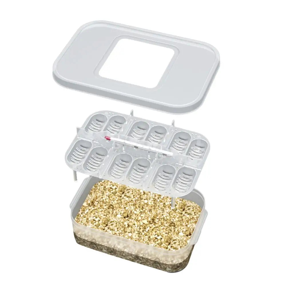 Small Reptile Breeding Box 12 Grids Professional Reptile Incubators Reptile Liz ard Incubation Box Hatchery Tools Suitable For
