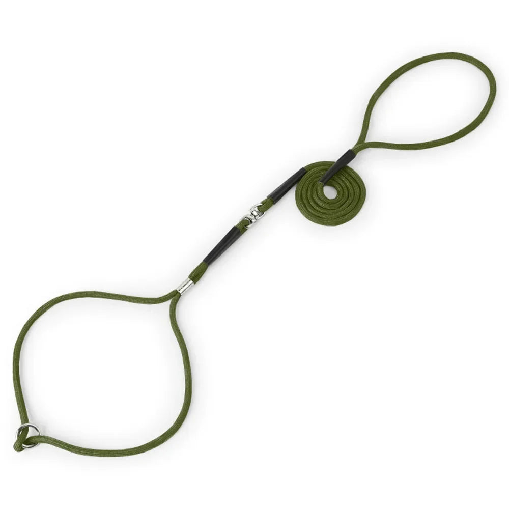 Superior Thin Nylon Slip Lead Dog Leash 5mm*120cm No Pull Pet Slip Leash for Puppy Training Adjustable Slip Collar for Small Dog