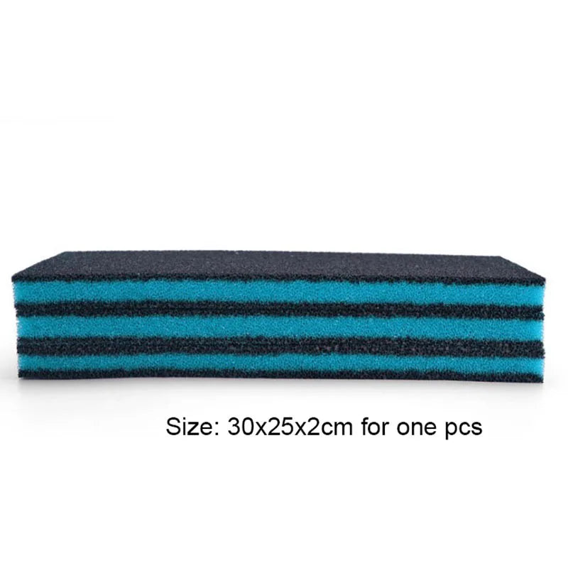 30cmx25cmx2cm Aquarium Activated Carbon Filtration Foam Bio.Sponge Fish Tank Biochemical Filter Sponge Pad Skimmer Sponges New