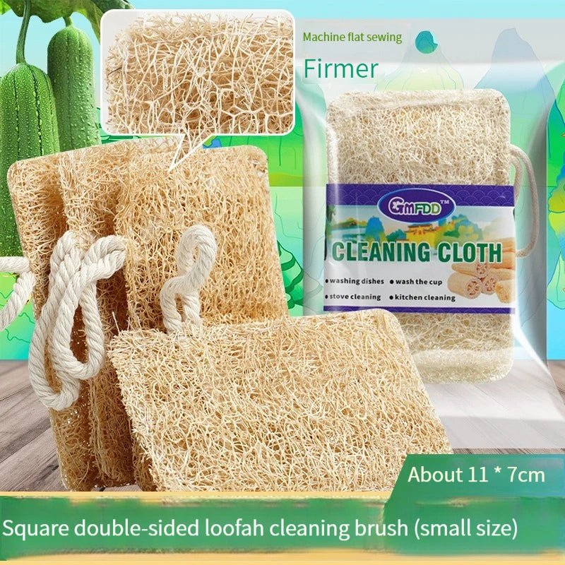 Natural Loofah Sponge Kitchen Sponge Wash Dish Eco-Friendly Shower Luffa Body Scrubbers Loofa Biodegradable Sponge