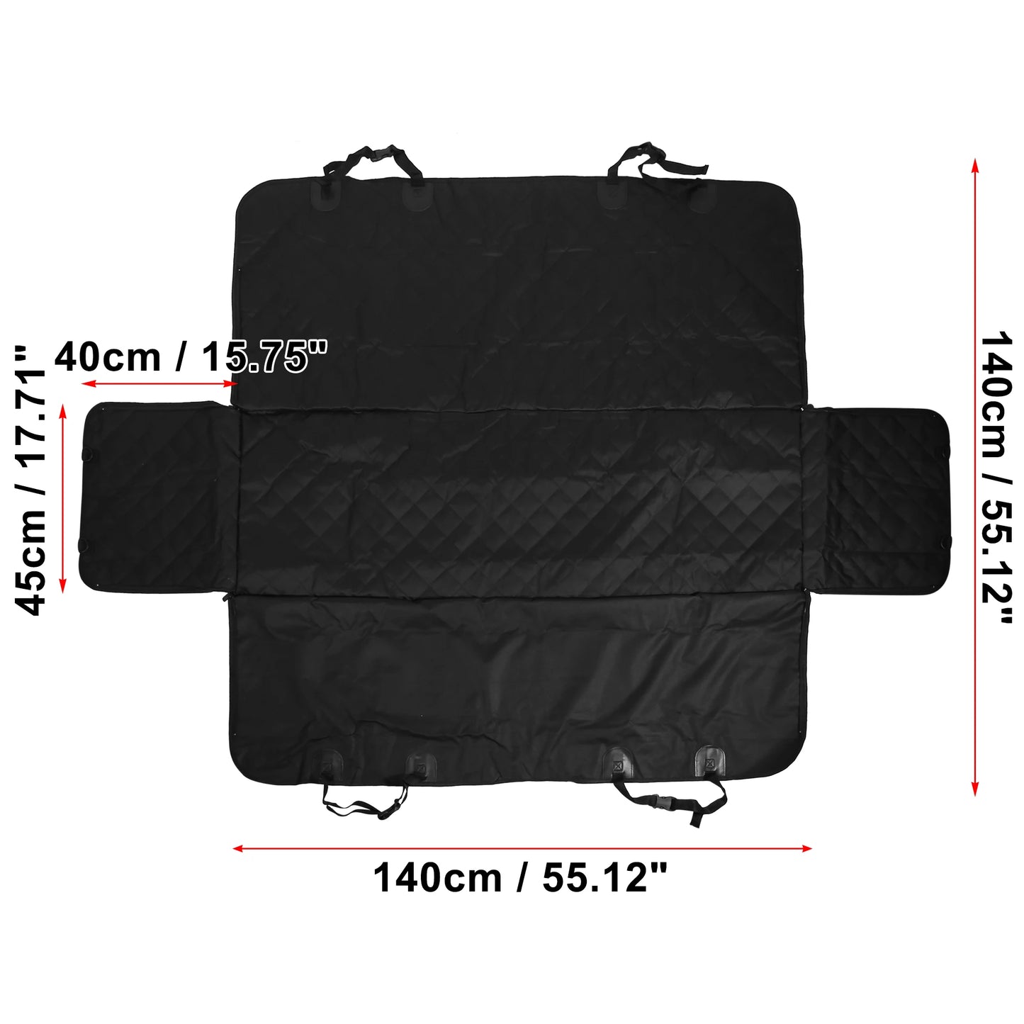 UXCELL Dog Car Seat Cover Waterproof Pet Travel Trunk Mats Dogs Protector Hammock Car Rear Back Mat Safety Accessories