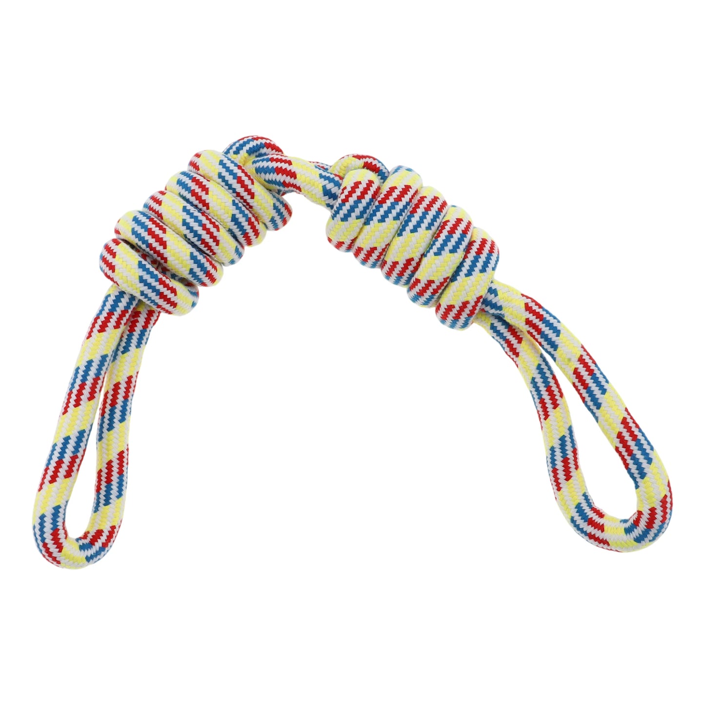 UXCELL Dog Chew Toys Knots Shape Braided Cotton Teeth Cleaning Rope Casual Puppy Bite-resistant Chewing Rope Pet Products