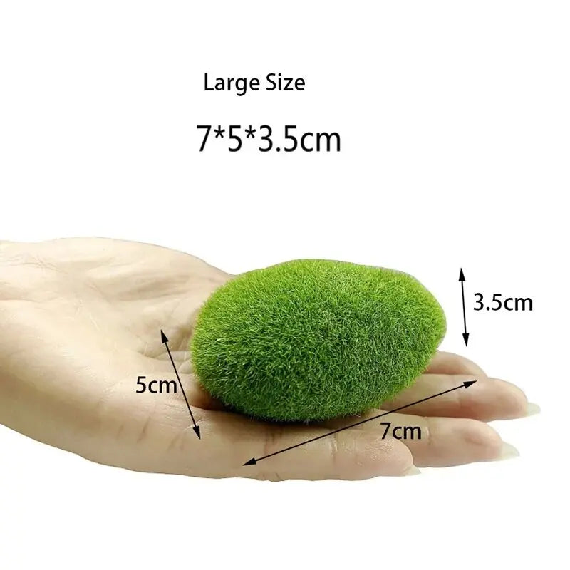 Simulated Green Algae Ball Aquarium Decoration Sunken Grass Landscape Ecology Fish Tank Landscape Decoration Aquarium Plants