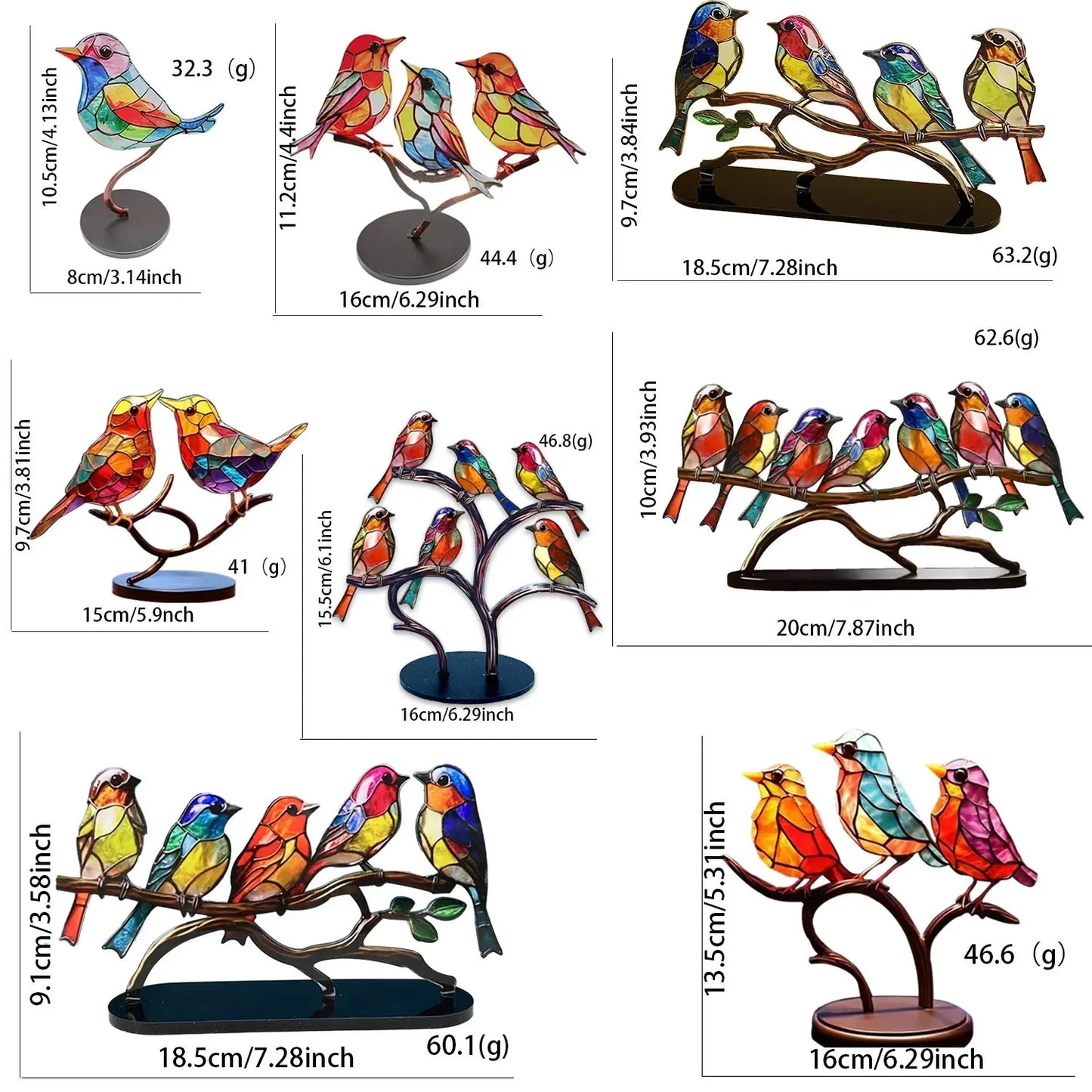 Zibi Animal Bird Ornaments Home Decoration Flowers and Birds Pendant Asia Keli Home Furnishin