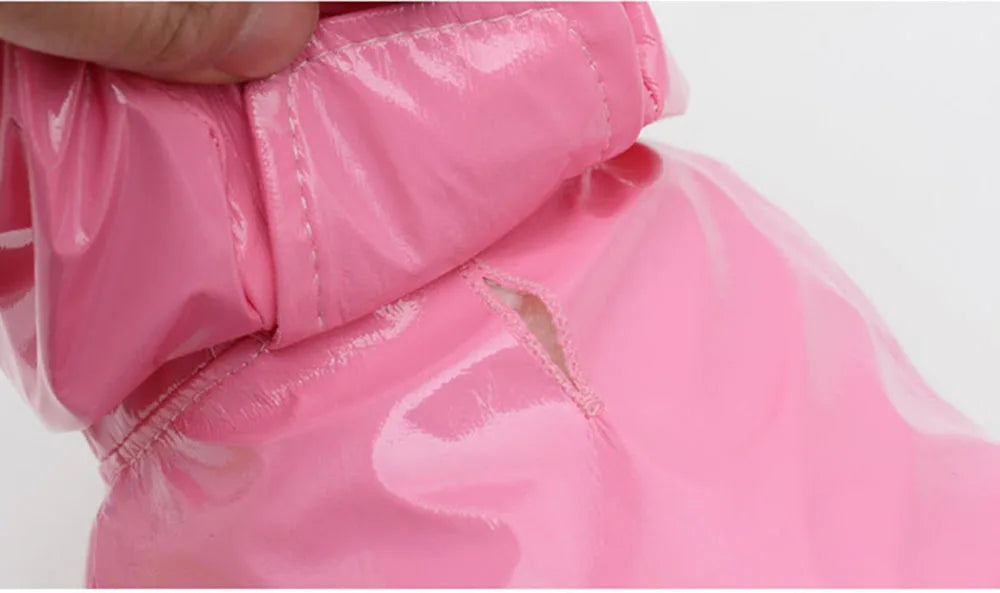 Dog Raincoat Waterproof Puppy Rain Jacket Outdoor Reflective Doggy Raincoat for Small Dogs Cats Pug Poncho Rainwear Pet Clothing
