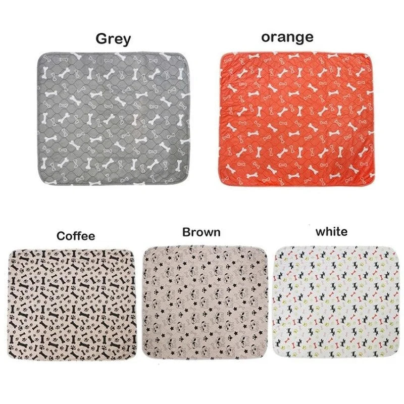 Reusable Dog Diaper Mat Waterproof Absorbent Pet Pee Pads Washable Puppy Urine Pads Dog Training Pads Seat Cover