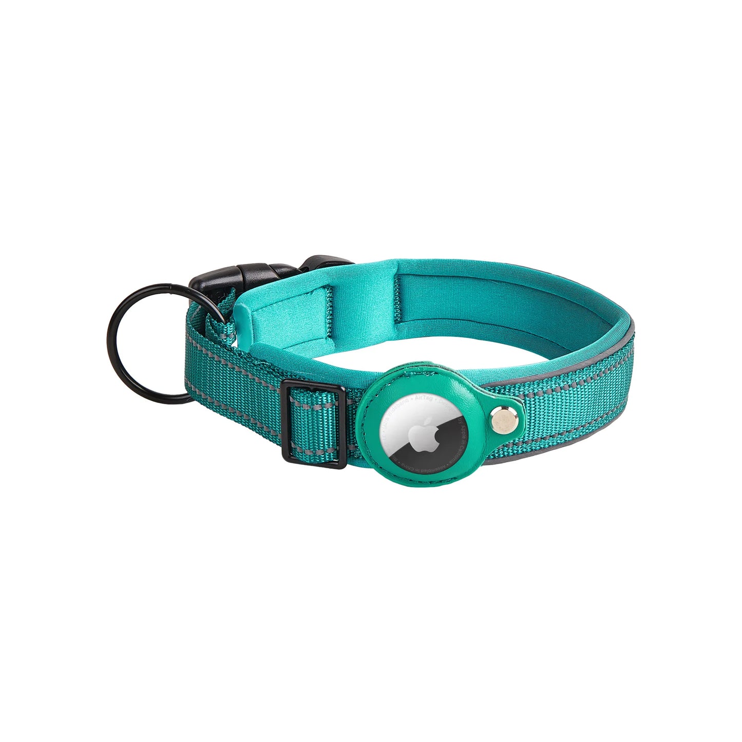 Reflective AirTag Dog Collar, Heavy Duty Dog Collar with Adjustable AirTag Holder Case Accessories for Small Medium Large Dogs