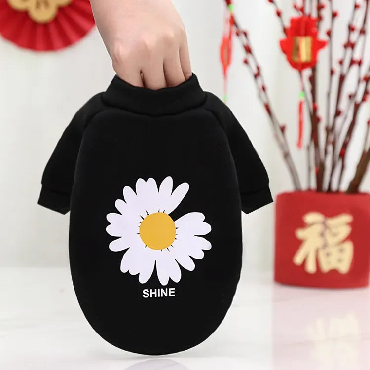 2023 New Dog Clothes Winter Warm Dog Clothes Christmas Tree Elk Dog Coat Puppy Clothing Hoodies For Small Dogs Yorkshire Outfit