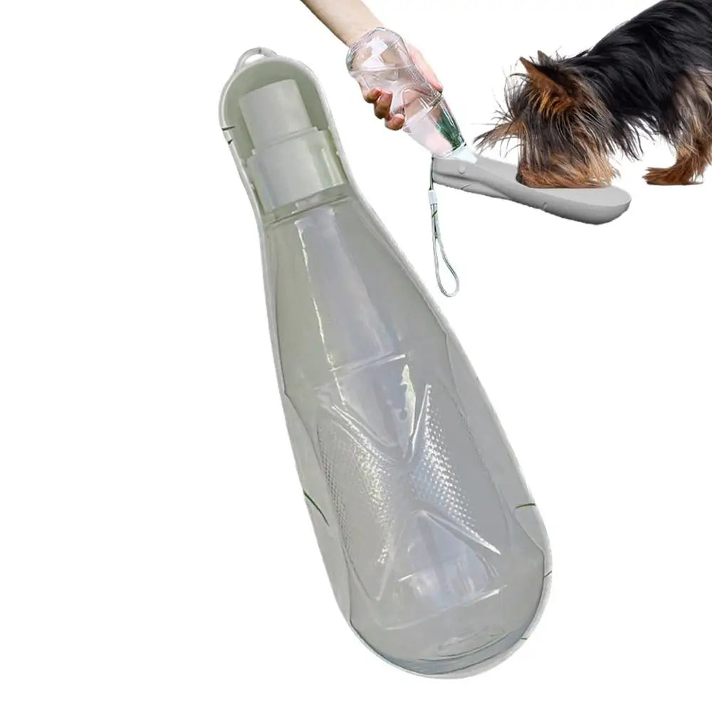 450ml Dog Water Bottle Dispenser Water Bottle Containers for Dogs Puppy Water Leak Proof Drinking Dispenser for Hiking Outdoor