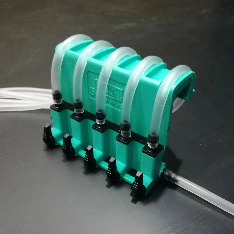 Plastic 2 3 4 5 6 Way Aquarium Air Splitter Valve Fish Tank Air Pump Flow Splitter Distributor Pump Valve Tap Control Switch New