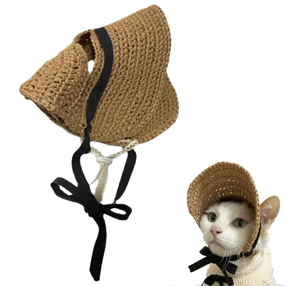 Dog Sombrero Hat Cat Sun Hat Dog Summer Hat Small Dog Sun Hat Dog Sun Caps Cat Sombrero Straw Hat for Puppy Small Dogs