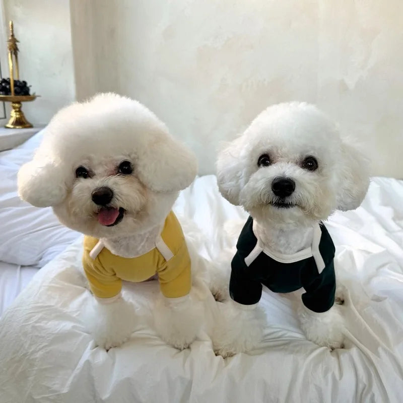 Thin Autumn Winter Fleece Dog Hoodies Pet Dog Vest Fashion Dog Warm Clothes Chihuahua French Bulldog Bichon Supplies Dog Costume