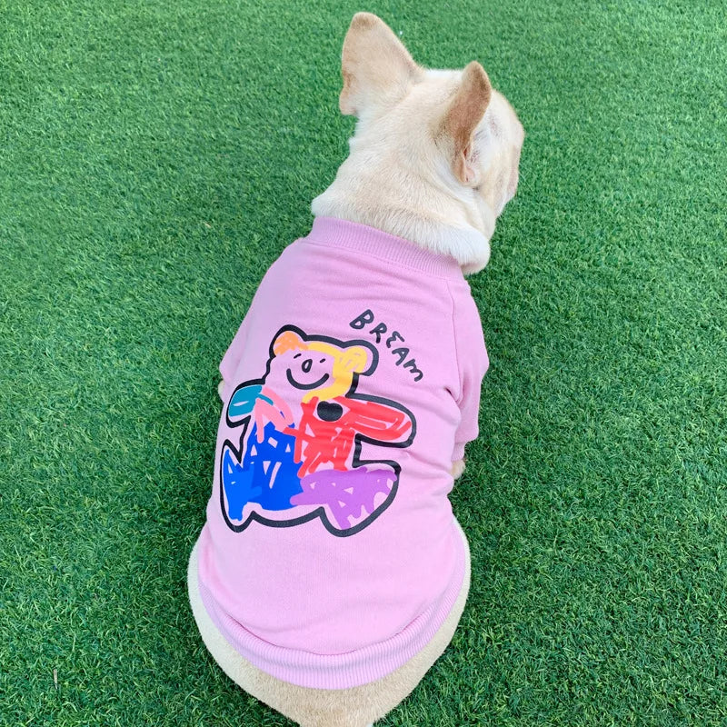 The New Dog Costume Dog Clothes for Small Dogs Parent-child Wear Spring and Autumn Pure Cotton Three Colors Seven Sizes