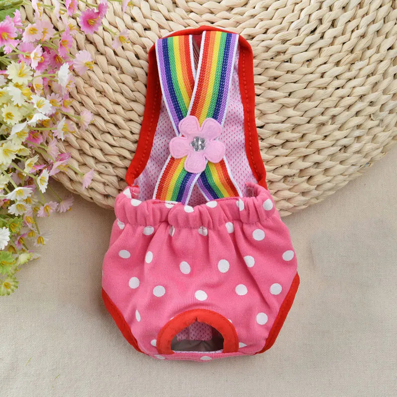 Sweet Sphynx Cat Physiological Pants with Straps Denim Female Pet Safety Sanitary Panties for Cats Gota Animals mascotas Costume