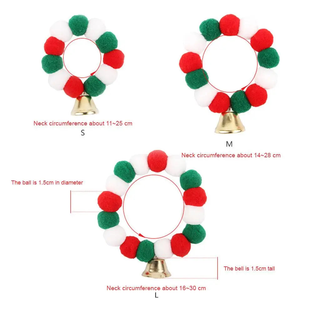 Cat Bell Collar Soft Kitten Collar Bell Fashion Pet Necklace Collar Pet Supplies For Birthday New Year Christmas Thanksgivi M6T0