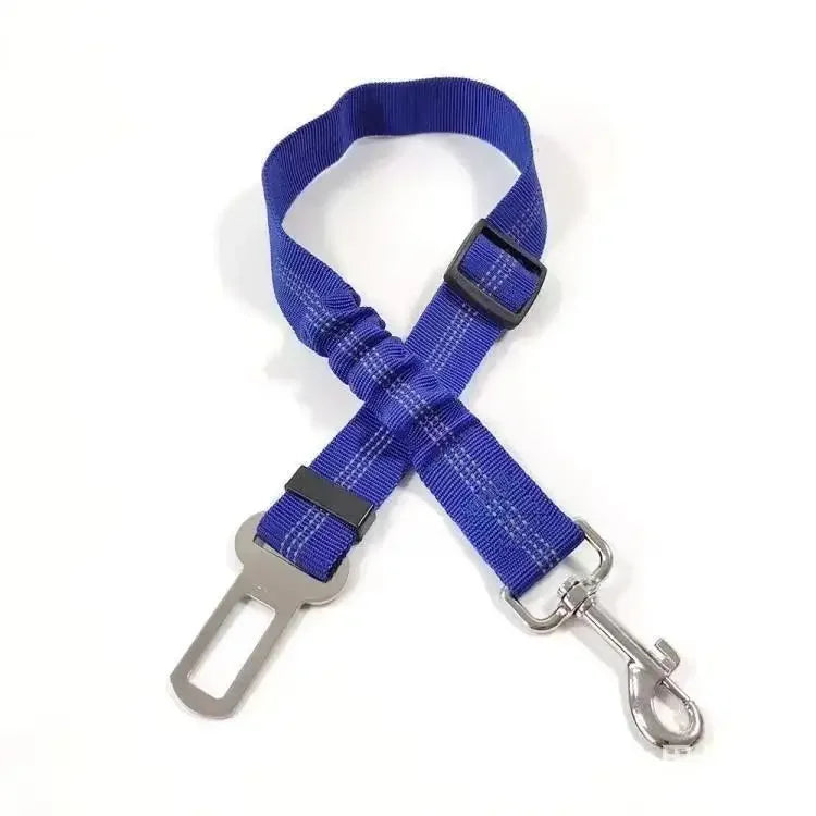 Dog Safety Leash Adjustable Retractable Cushioning Elastic Pet Leash Car Seat Seat Belt Safety Rope Tug Rope
