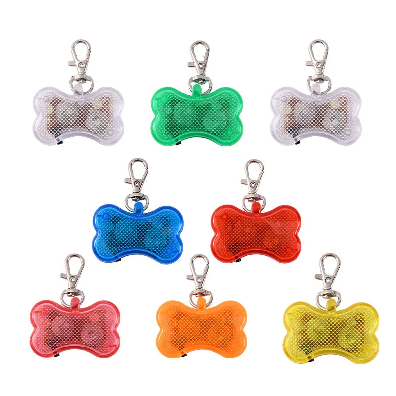 Pet Led Dog Collar Pendant Dog Cat Collar Pet Leads Glow Accessories Bright Necklace Luminous Collar Night Safety Decoration