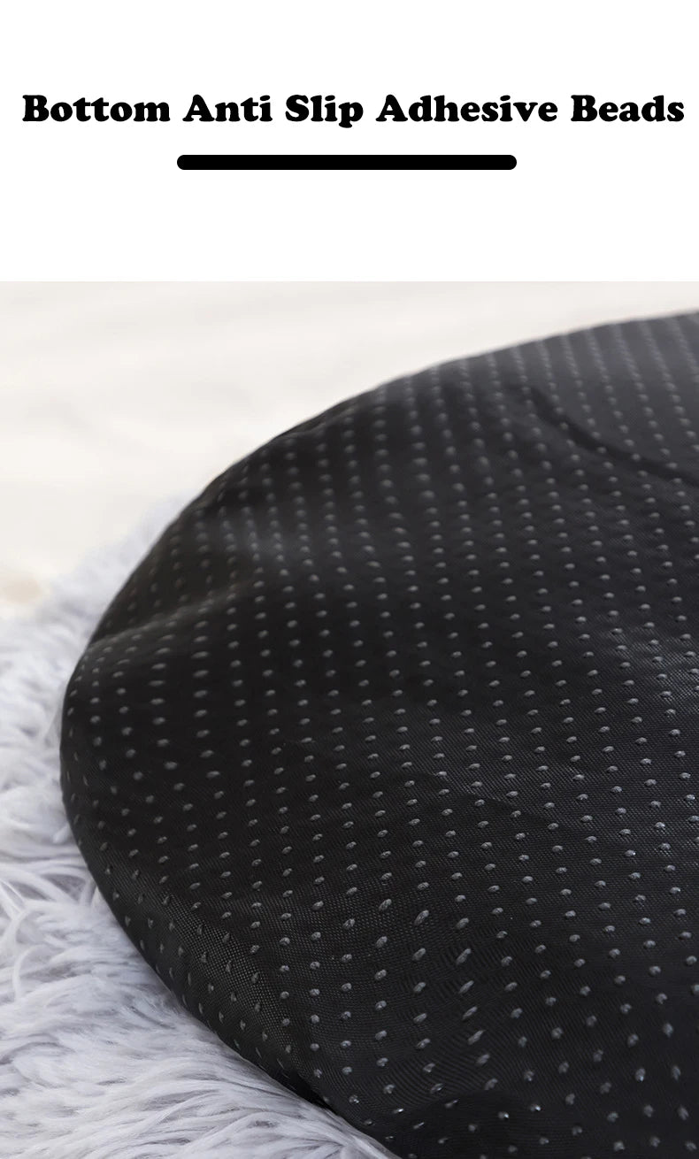Circular Cat Bed with Plush Insulation Deep Sleep for Pets Soft Macaron Pet Mat Removable and Washable Suitable for All Seasons