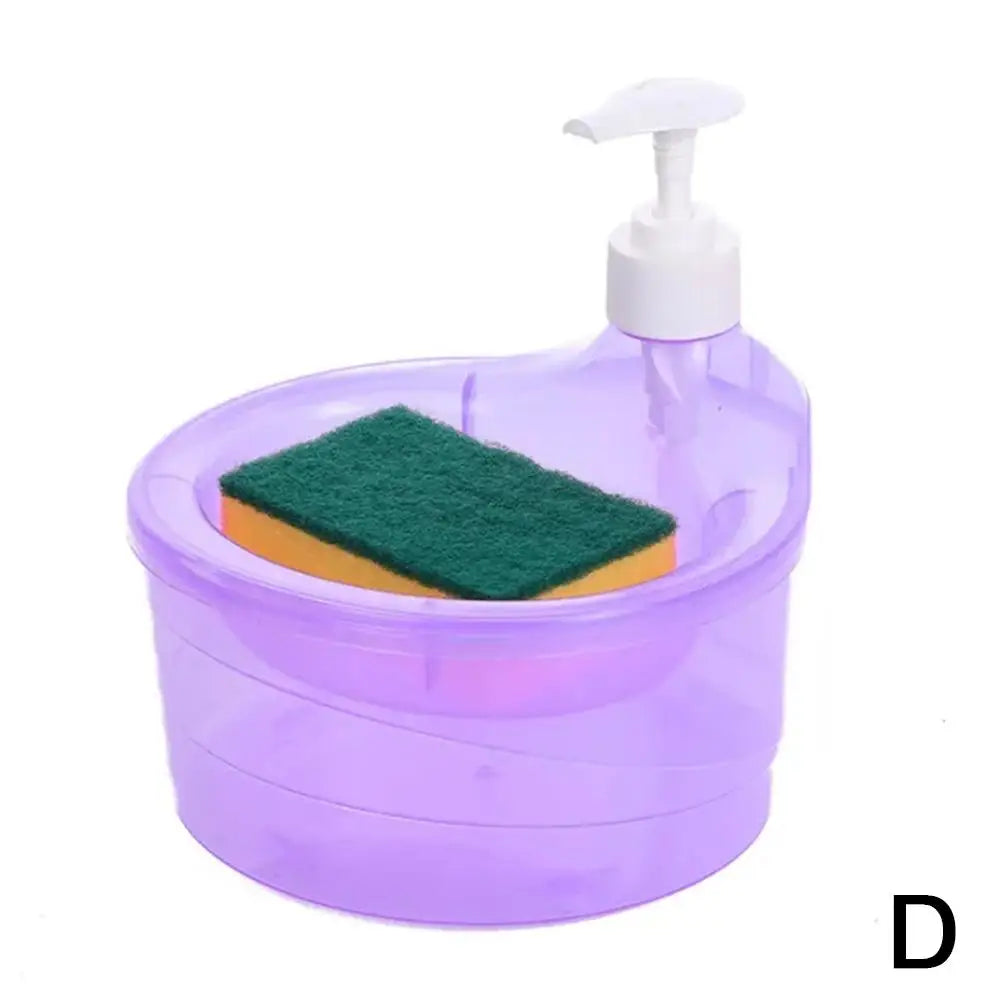 Kitchen Integrated Dishwashing Liquid Dish Towel Storage Press Box Soap Box Dishwashing Pot Soap Dispenser Storage Neat