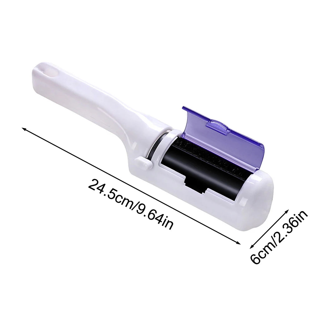 1PC Electrostatic Dry Cleaner Suction Brush Pet Hair Brush White Electrostatic Brush Wool Coat Cleaner Bristles