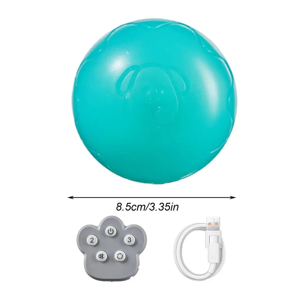 Automatic Rolling Ball Toys Safe Dog Toy Balls Bite Resistant Dog Toys Puppy Toys Fun Interactive Play for Pet Dog Puppy