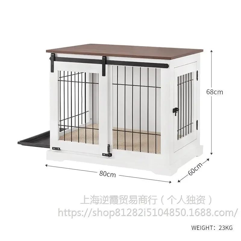 Unipaws sliding door cage high-end furniture wind pet cage medium and large dog house