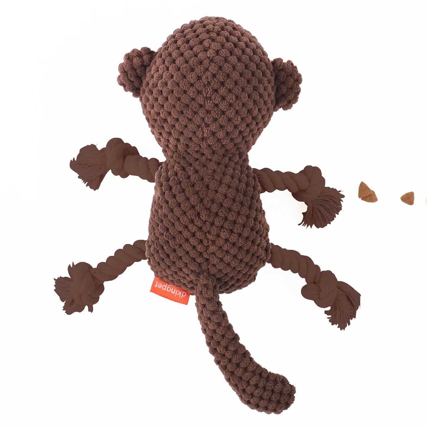 Dog Plush Toy Product With Teeth Grinding And Bite Resistant Plush Filling Squeaking And Noisy Toys Monkey Fleece Squeak Toys