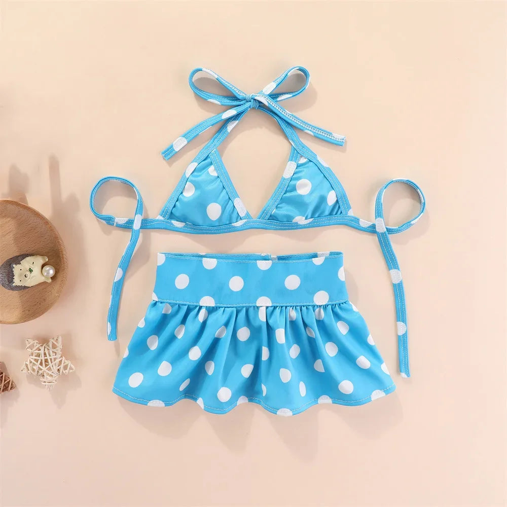 Summer Dog Bikini Set Cute Pet Bikini Swimwear Puppy Dresses Hawaiian Dog Beach Swimsuit for Small Dog Girl Cat Dress in Seaside
