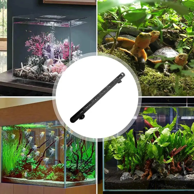 Aquarium Heater Protective Cover Aquarium Fish Tank Heating Rod Sleeve Heat-Resistant Suction Cups Heater Protective Covers