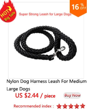 130cm Long Adjustable Large Dog Pets Leash Double Colors Canvas Double Row Nylon Dog Collar For Medium Large Dogs Pet Supplies