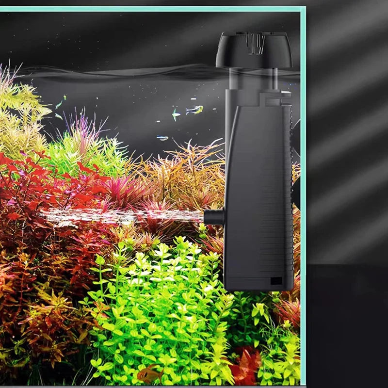 3W Aquarium Surface Oil Skimmer Filter Mute Auto Oil Film Processor Remove Tool for Aquarium Fish Tank Water Filtration 220-240V
