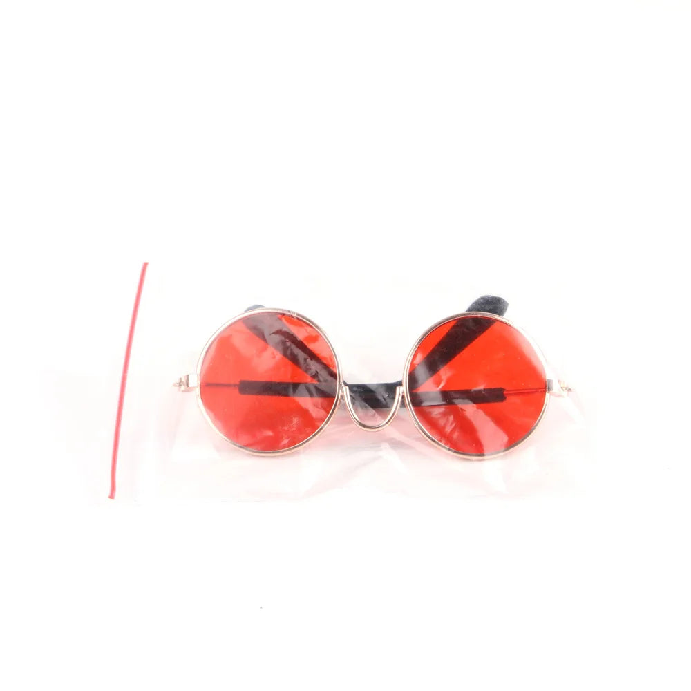 Vintage Round Pet Cat Sunglasses Pet Products for Small Dogs Dog Kitten Puppy Cat Accessories Reflection Eyewear Glasses