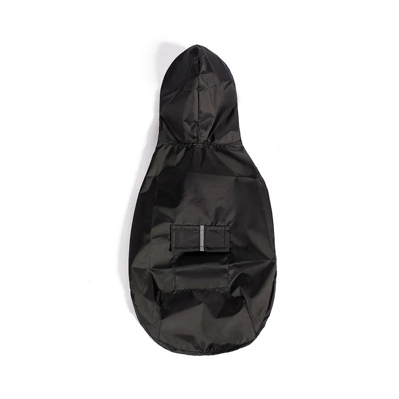 Big dog raincoat reflective waterproof windproof hooded raincoat large dog clothing outdoor raincoat dog clothing jacket