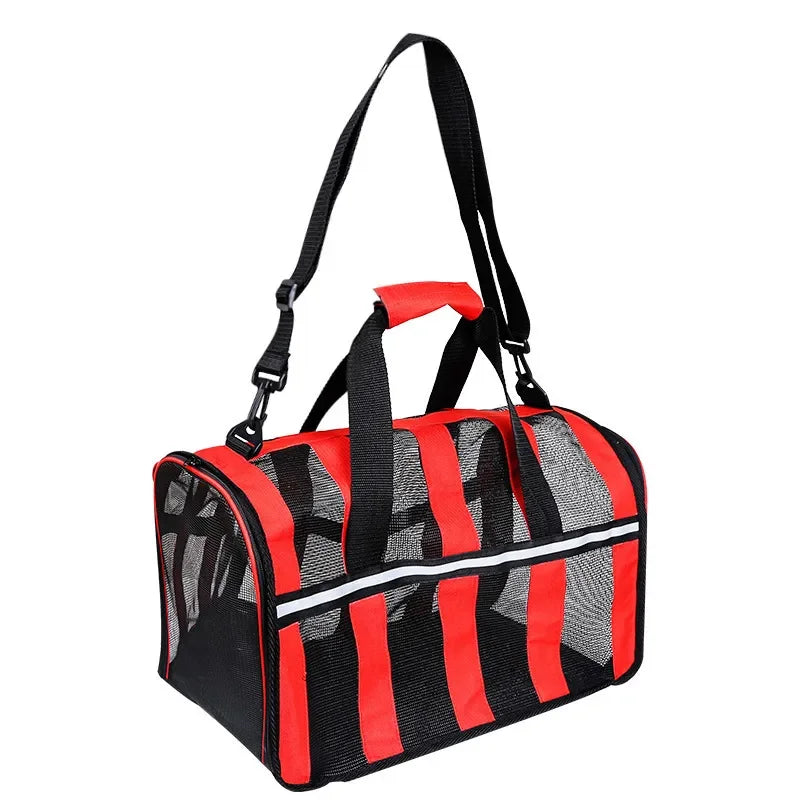 2024 New Pet Cat Carrier Shoulder Bag Portable Carrying Bag Breathable Travel Outdoor Transportin Small Dogs Puppy Pet Supplies