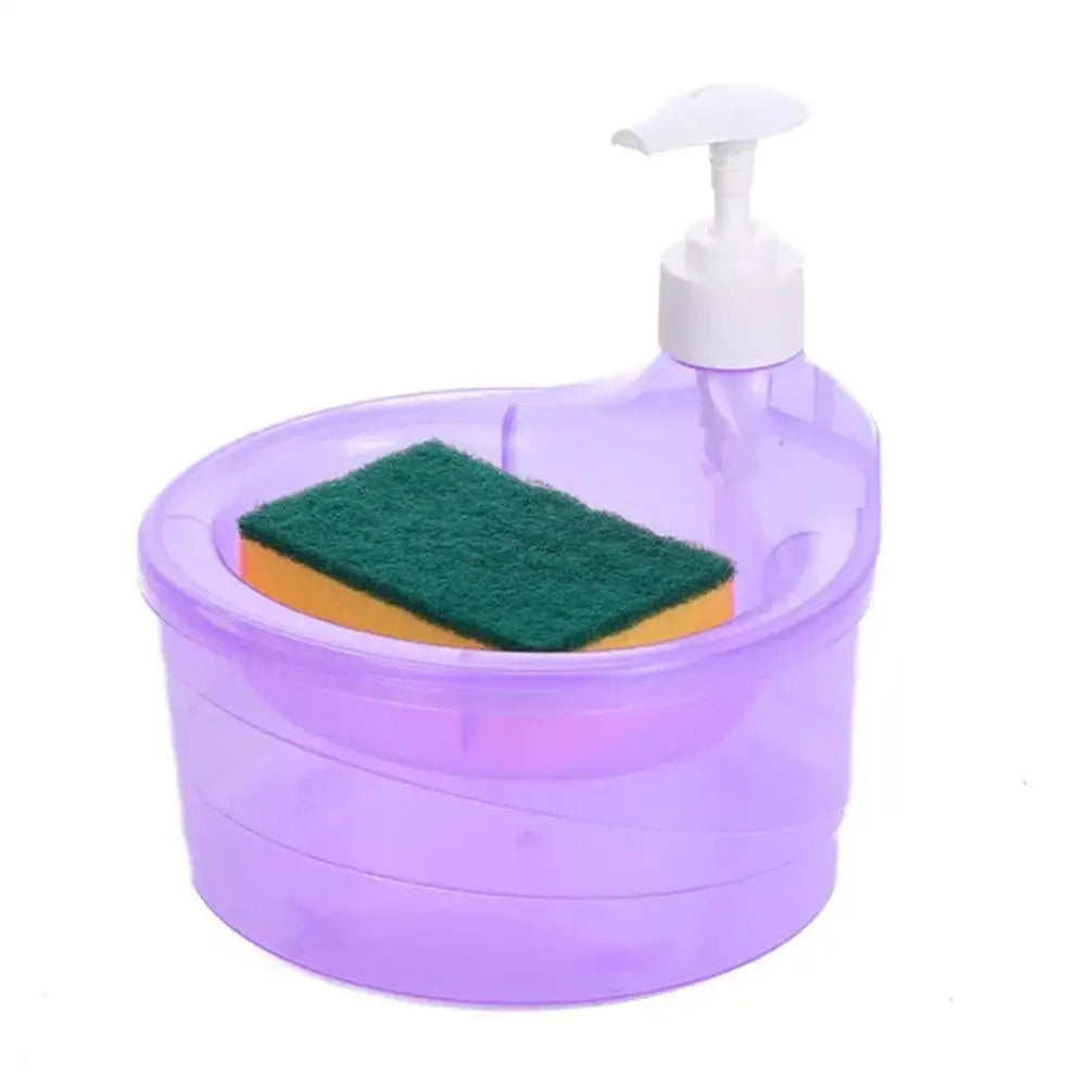 Kitchen Integrated Dishwashing Liquid Dish Towel Storage Press Box Soap Box Dishwashing Pot Soap Dispenser Storage Neat