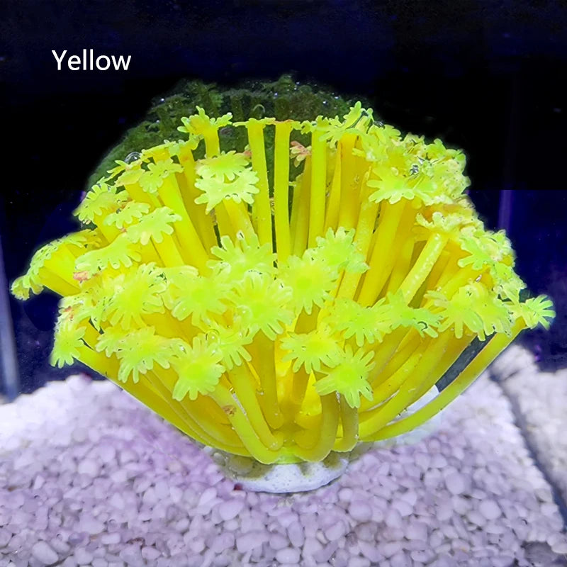 Artificial Coral Aquarium Fish Tank Simulation Soft Coral Decoration Aquarium Landscape Water Grass Ornament Aquarius Plants New