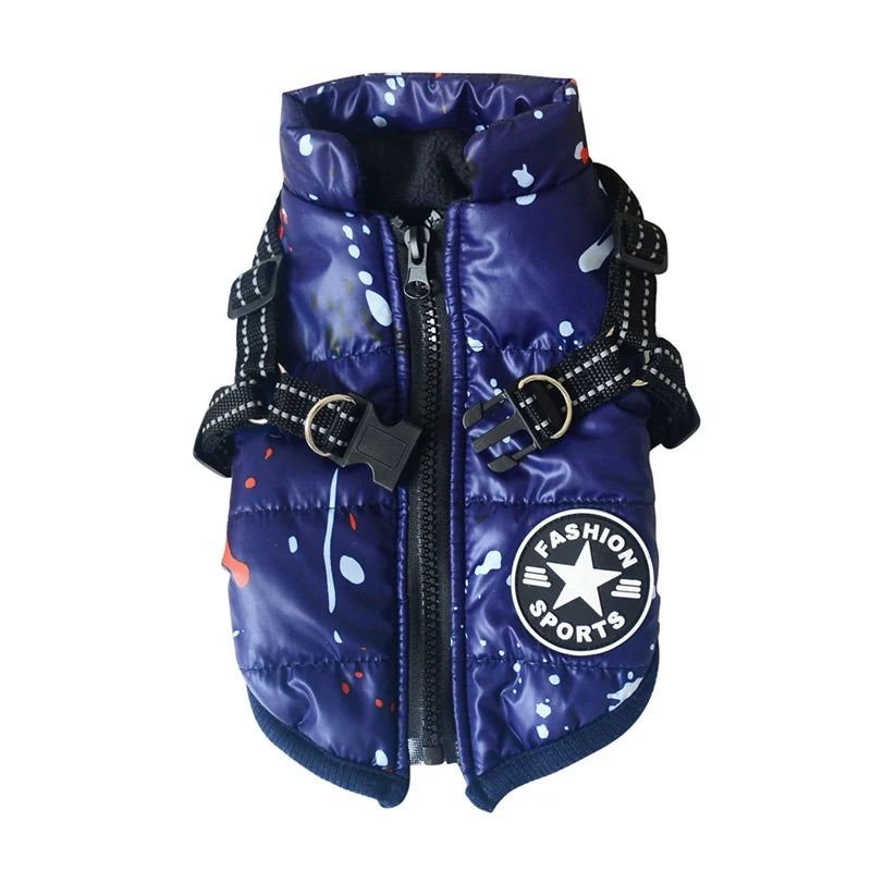 2023 Hot Winter Pet Dog Jacket Coat Thickening Warm Puppy Dog Clothes With Hood For Chihuahua Poodle Bichon