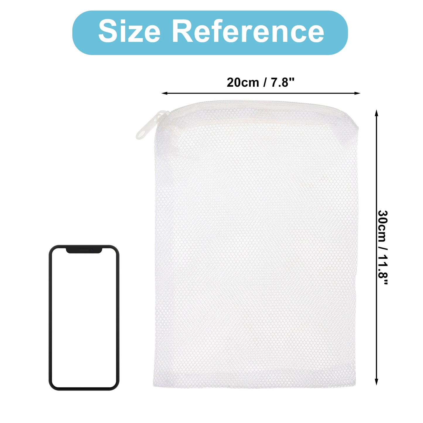UXCELL Aquarium Filter Media Bags Fine Zipper Mesh Filter Bags Mesh Zipper Bags for Activated Carbon Resin Filters