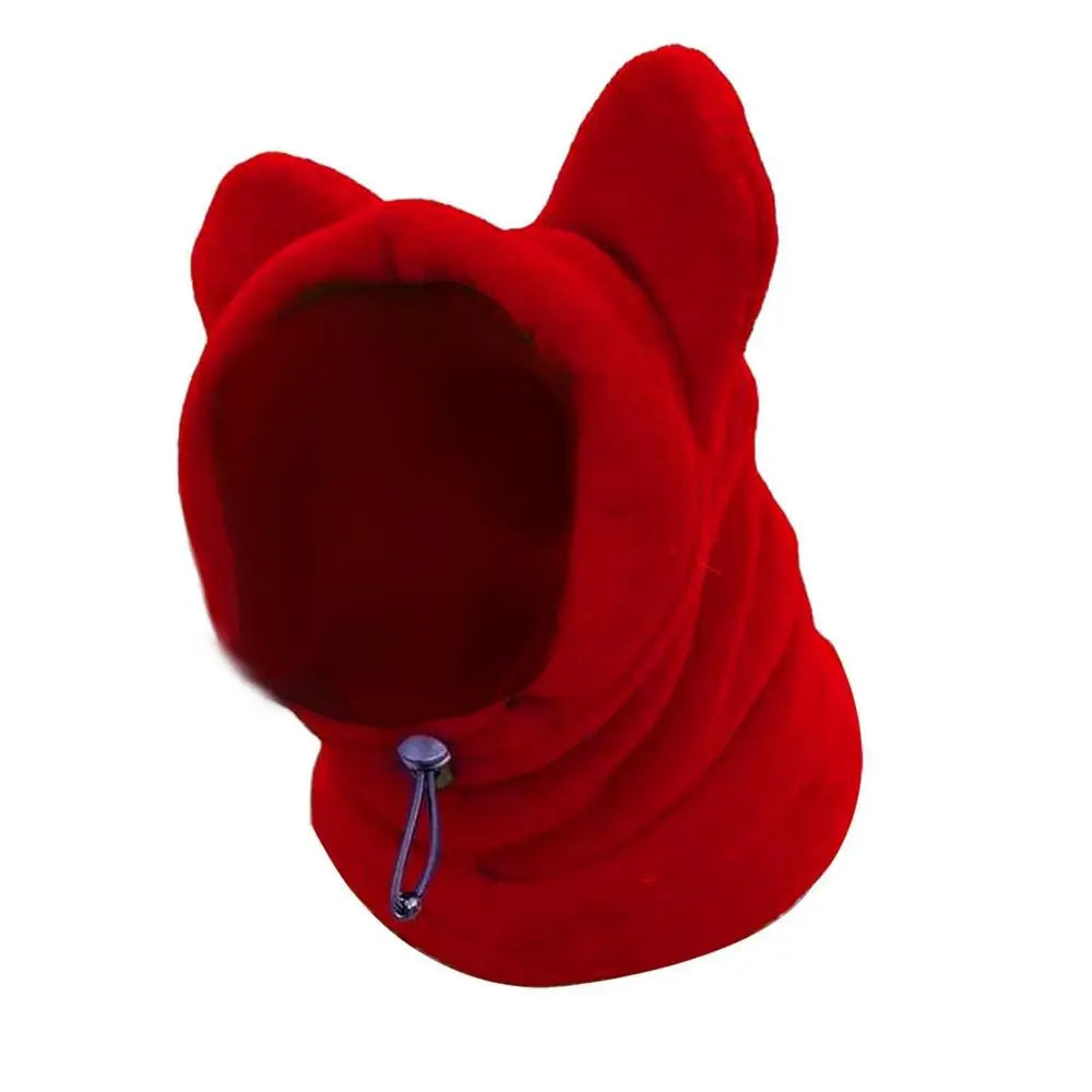Dog Winter Hat Thickened Dog Hood Warm Hat Walking Outdoor Winter Pet Hat Dog Ears Cover Headwear Puppy Caps Puppy Headgear